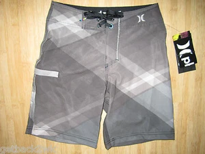 NEW* HURLEY BOARD SHORTS Boys 6 PHANTOM GREY $52 Retail SWIMSUIT - Picture 1 of 3