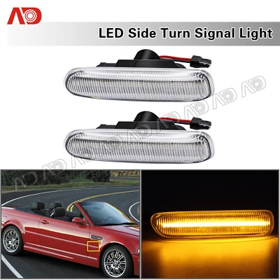 2X Luz Indicadora Lateral LED para BMW Serie 3 E46 Coupé Convertible 98-06 Foto 1 de 4