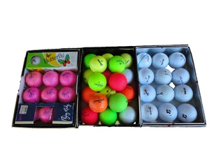 42 Assorted Used Golf Balls Mixed Brands & Colors From PGA Pro Collection - Picture 1 of 22