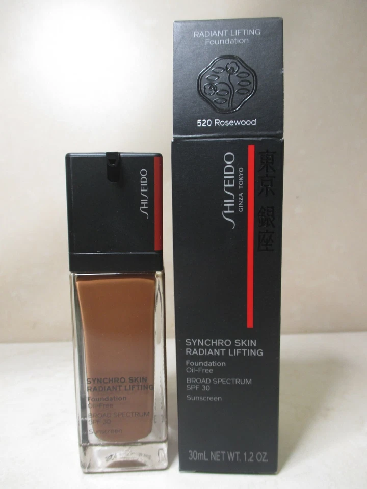 Shiseido Synchro Skin Radiant Lifting OilFree Foundation 520Rosewood SPF30 1.2oz - Image 1 of 1