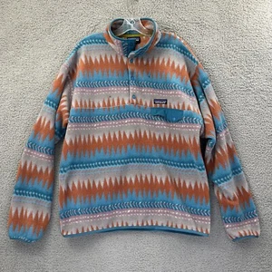 Patagonia Synchilla Snap T Pullover Giacca Acque Ridenti Aztec 25580 Uomo L - Foto 1 di 10