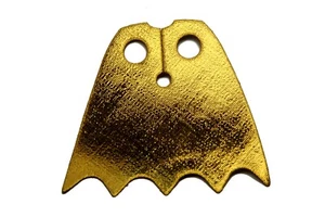 NUEVO LEGO - Ropa corporal - Capa de tela almidonada festoneada negra/oro metálico x1 - Imagen 1 de 2