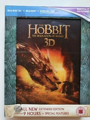 The Hobbit: The Desolation of Smaug 3D - Extended Edition Blu-ray2013 VERY GOOD - Image 1 of 4
