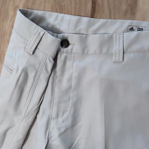 Pantalones de golf Adidas para hombre talla 36x34 ClimaLite beige ligeros delgados - Imagen 1 de 8