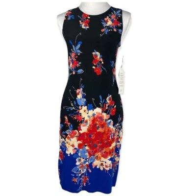 Tiana B. Women's NWT Floral Sleeveless Business Sheath Pencil Dress Small/C34 - Image 1 of 4