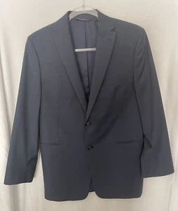 Michael Kors Suit Jacket Boys 18 Blue Wool Single Breast Double Vent 2 Button - Picture 1 of 5