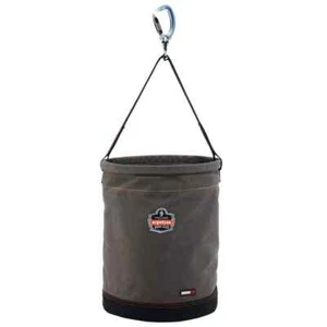 Arsenal 16 in. Tool Bucket w D-Ring, Gray Canvas - Picture 1 of 1