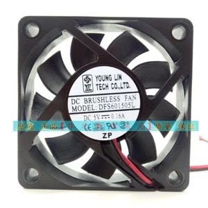 Yonglin DFS601505L DC5V 0.16A 60*60*15MM 6CM DC Cooling Fan - Picture 1 of 4