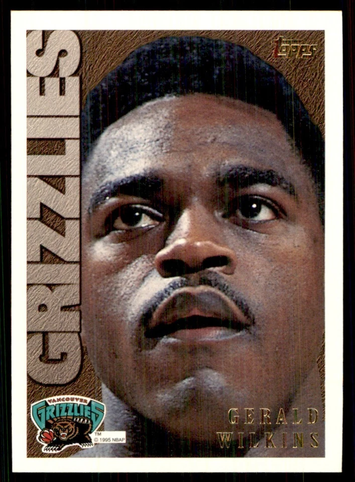 1995-96 Topps Gerald Wilkins Vancouver Grizzlies #174 - Image 1 of 2
