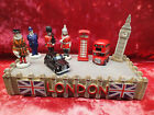 CORONATION LONDON ICONS BOX OF 8 FIGURINS  GIFTS CAKE  DECORATION FREE POST