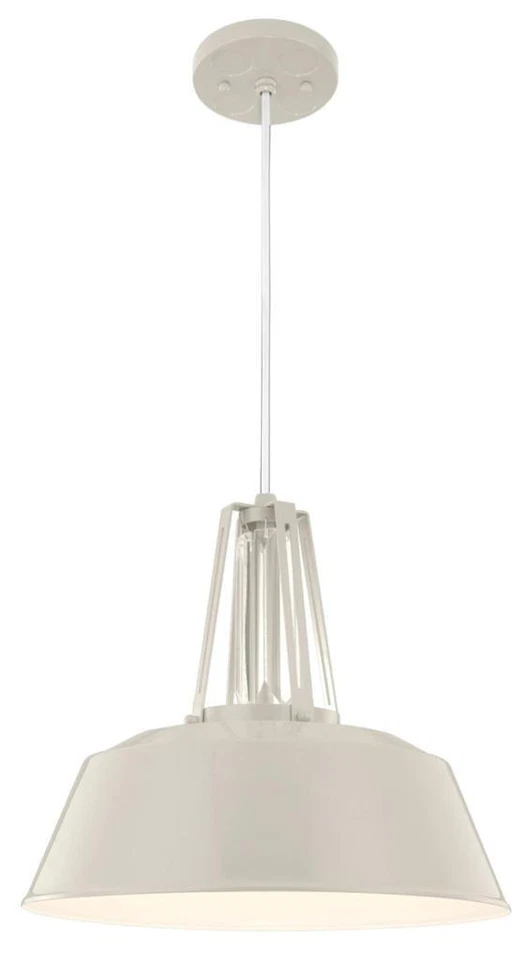 Colgante Feiss Freemont 1 luz 16 pulgadas, gris alto brillo, P1304HGG Foto 1 de 1