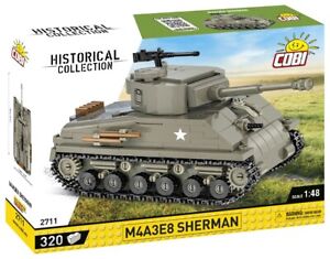 Cobi 2711 (320szt) - 1:48 M4A3E8 Sherman Tank - Klocki - II wojna światowa