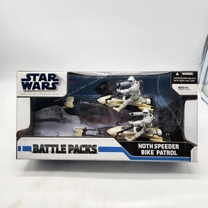 Hasbro Star Wars Escala Batalla Paquetes Episodio V Hoth Speeder Bicicleta Patrulla Sellada  - Imagen 1 de 15