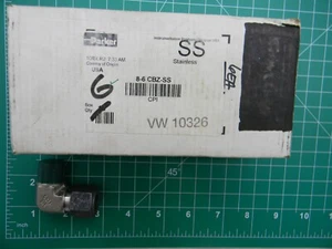 NEU Parker 8-6-CBZ-SS 1/2" CPI(TM) x 3/8 NPT M Ellenbogen Union (Menge 6) - Bild 1 von 1