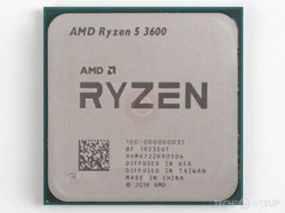 AMD Ryzen 5 3600 3.6GHz 6-Core Up to 4.2GHz AM4 CPU R5 3600 100-100000031 New - Image 1 of 2