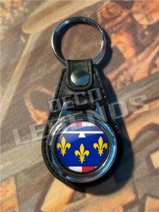 porte clés drapeau région Centre Val De Loire - cadeau collection française - Foto 1 di 3