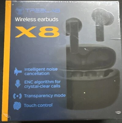 Auriculares inalámbricos TREBLAB X8-True cancelación activa de ruido ajuste cómodo para deportes Foto 1 de 4