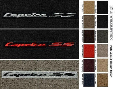 Lloyd Mats Velourtex Chevrolet Caprice SS Logo Front Floor Mats (1991-1996) — 第 1/4 张图片