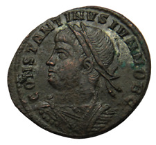 337-340 AD Constantine II Roman AE 3 Coin