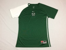 Nike Marshall Thundering Herd - Green Poly Short Sleeve Shirt (M) - Used