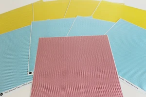 SRM Oracal 631 Patterned Craft Vinyl LOT 12 x 12 Cricut Silhouette - Picture 1 of 5