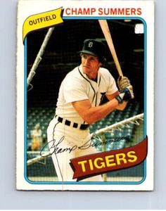 VINTAGE BASEBALL CARD O-PEE-CHEE 1980 DETROIT TIGERS CHAMP SUMMERS NO359 - Picture 1 of 2