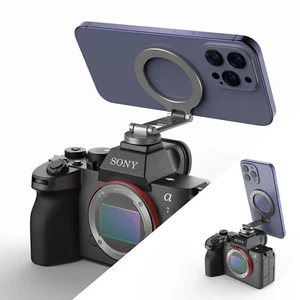 Magnetic Magsafe Phone Mount Folding Cold Shoe Metal Mobile Phone Holder Horizon - Picture 1 of 23