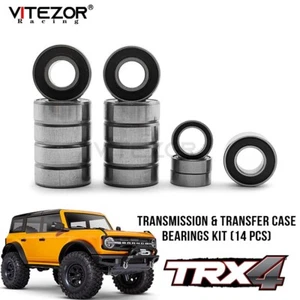 14Pcs Transmission Bearings Kit for Traxxas 1/10 TRX4 Defender Bronco Blazer - Picture 1 of 7