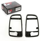 2x exterior mirror frame glare ring left right trim black for VW Crafter 2E 2F