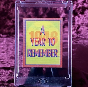 1989 Score Sportflics Baseball Year 1946 History Card #15/56 Holo Motion SP READ - Picture 1 of 2