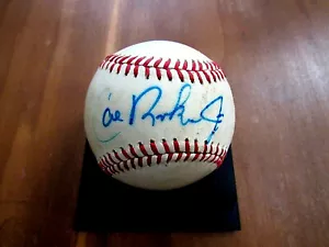 CAL RIPKEN JR ORIOLES HOF SIGNED ROOKIE AUTO VINTAGE GAME USED OAL BASEBALL JSA - Picture 1 of 3