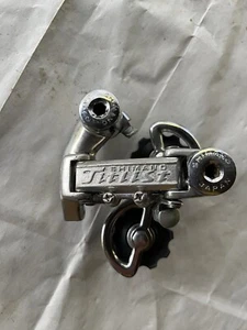 Vintage Shimano Titlist Rear Derailleur Short Cage Silver (70s Dura Ace) - Picture 1 of 4