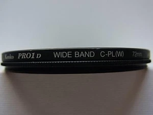 Kenko PRO1D WIDE BAND C-PL W 72mm filtro polarizzatore circolare usato - Foto 1 di 3