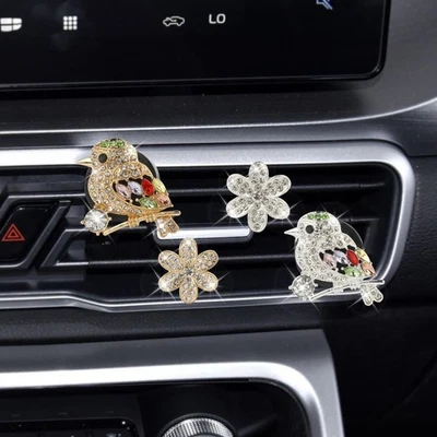 Air Vent Car Diffuser Jasmine Scent Alloy Construction for Fresh Interior - Image 1 of 4