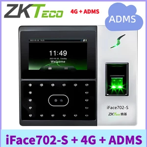 ZKTeco iFace702-S 4G ADMS Gesicht Fingerabdruck Erkennung Anwesenheit Maschine - Picture 1 of 9
