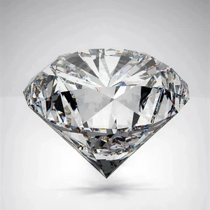 GIA Certified 3.45 CT Laboratory Grown Diamond Round Cut F Color VS1 Clarity SG9 - Picture 1 of 7