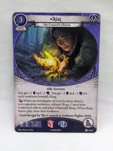 Arkham Horror LCG Ikiaq Promo Karte RAR - Bild 1 von 10