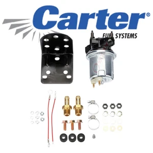Genuine Carter Silver P4600HP Competition Series Electric Fuel Pump 6-8 PSI - Picture 1 of 2