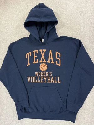 Moletom com capuz Texas Longhorns logotipo tela vôlei (adulto grande) azul - Imagem 1 de 4