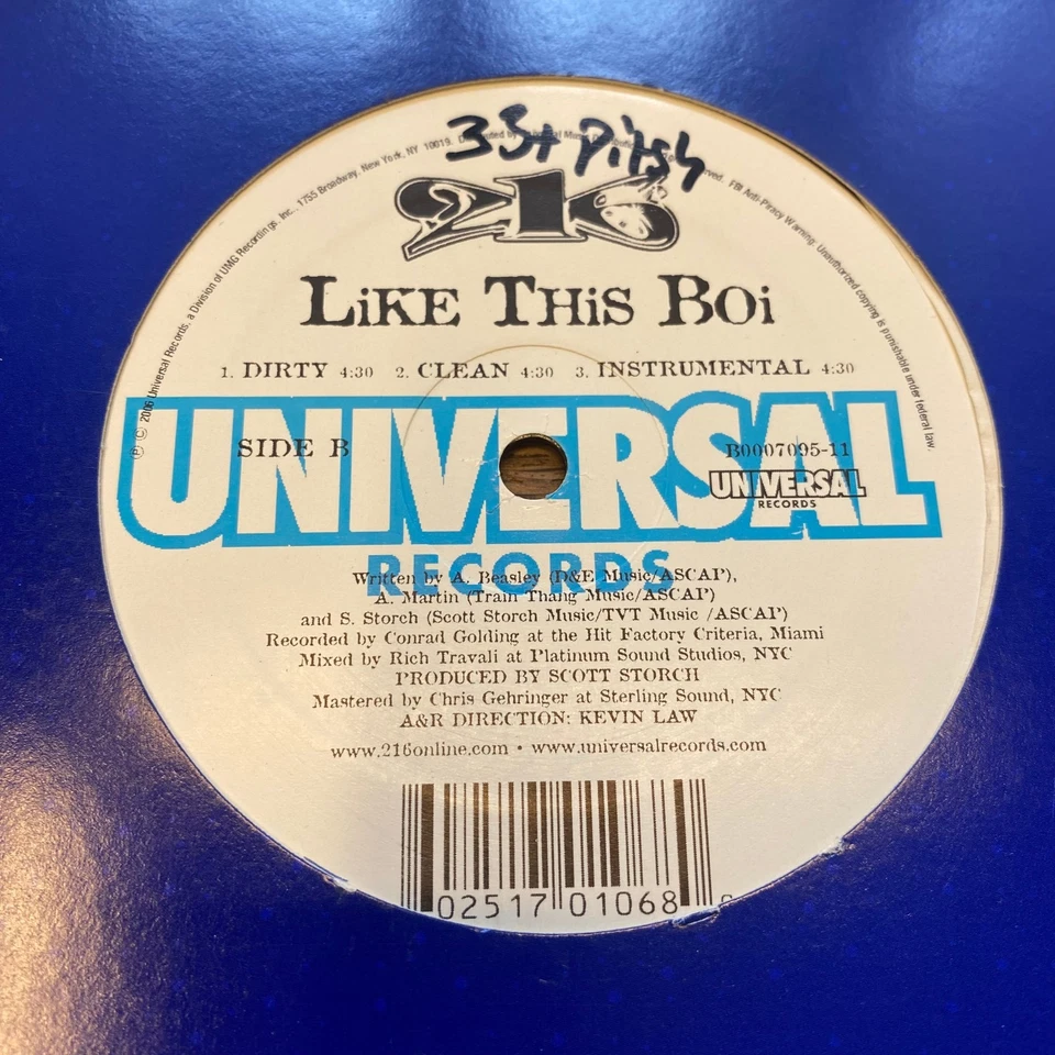 216 - Hey Hey / Like This Boi (12") (Very Good Plus (VG+)) - 3736687774 - Bild 1 von 1