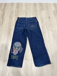 Vintage Y2K Jeans JNCO Style Skate Grunge Hip Hop Wide Leg Jeans Größe 36x32 - Bild 1 von 13