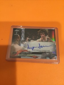 2018 Topps Chrome UFC Sean O’Malley Auto Autograph RC UFC Champ