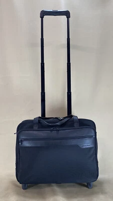 Briggs & Riley MRH531 Huntington Rolling Brief Black 16” Wheeled CarryOn Luggage - Image 1 of 4