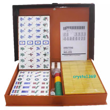 Jogos de mahjong da tradição chinesa conjuntos de jogos mahjong portátil do  vintage caixa de alta qualidade jogo de mesa mahjong melhor presente jogos  de tabuleiro qenueson - AliExpress