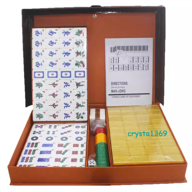 Jogo Mahjong Chinês Tradicional 144 Peças