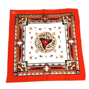 VTG. Wamcraft Bandana Native American Style Red Southwest Selvedge USA RN14193 - Picture 1 of 5