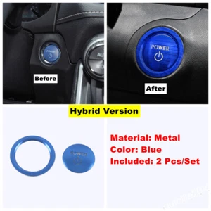 Engine Start Stop Ignition Push Button Decor Kit For Camry Avalon RAV4 2019-2024 - Picture 1 of 28