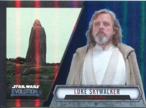 Star Wars Evolution 2016 Blue Parallel Card #33 Luke Skywalker - Jedi in Exile - Picture 1 of 1