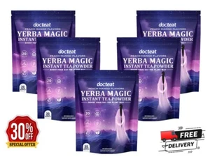 Yerba Magic Yerba Mate Instant Tea Powder - Peach Mango Flavors - 30 Days Supply - Picture 1 of 20