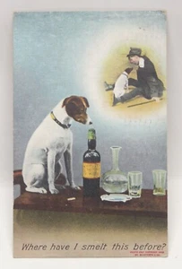 Vintage Postcard Where Have I Smelt This Before? Bamforth Novelty 1911 - Picture 1 of 2